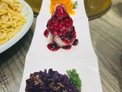 三色山药泥-北李妈妈菜·海肠捞饭(高新万达店)