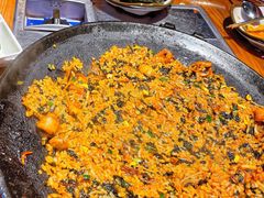 铁板炒饭-红辣椒八爪鱼特色韩国料理