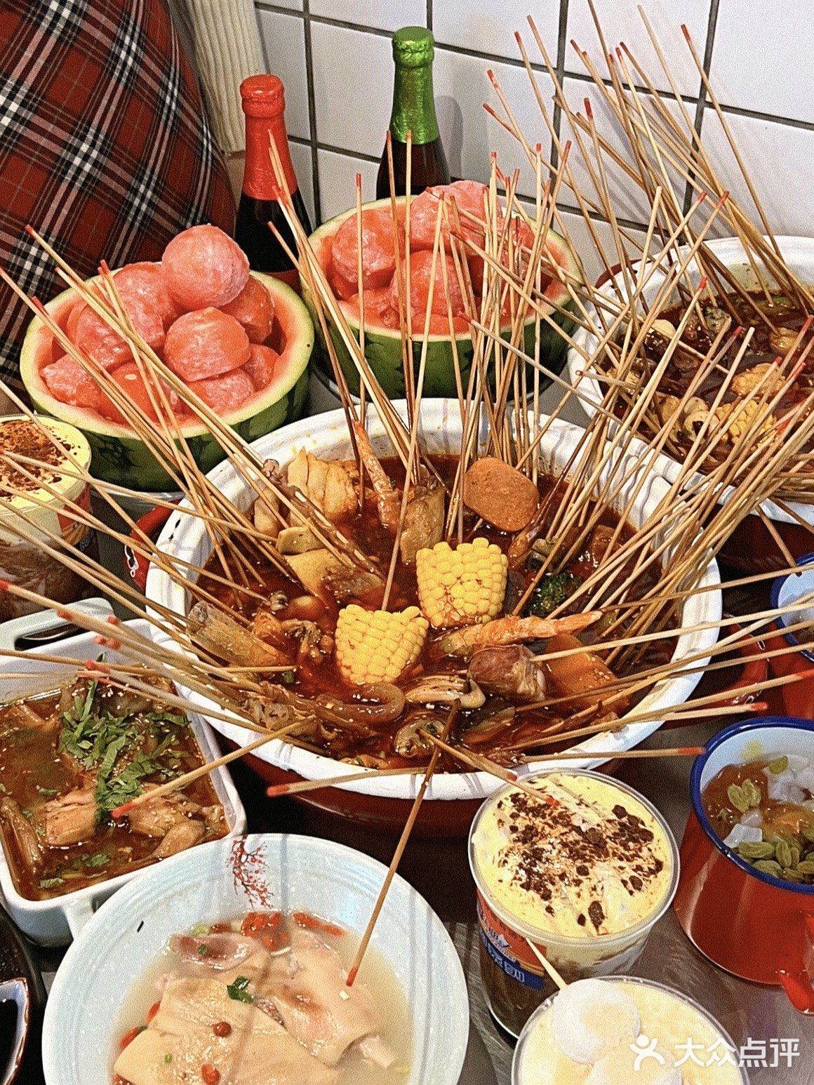 地道成都串串🍢人均50r街头撸串