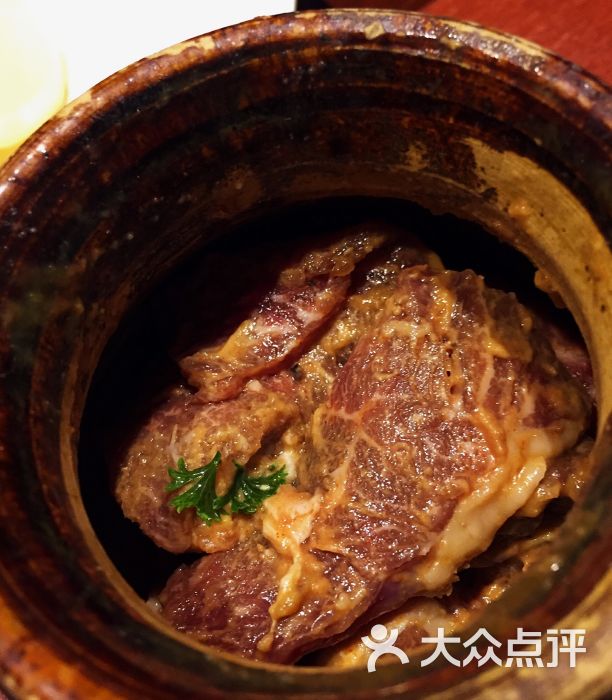 吉派炭火烧肉餐厅-切落罐罐肉图片-南宁美食-大众点评网