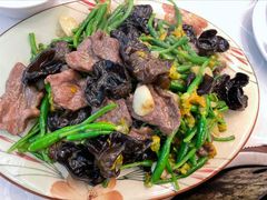 青瓜花炒牛肉-时利和美食(东方广场店)