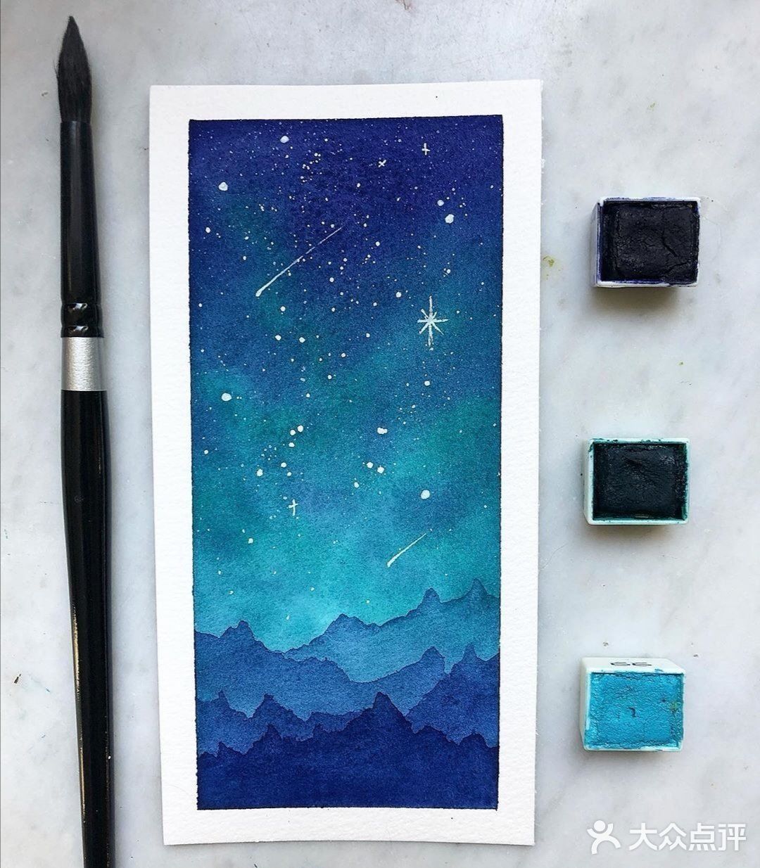 色彩缤纷的浩瀚🌌星空，美极了