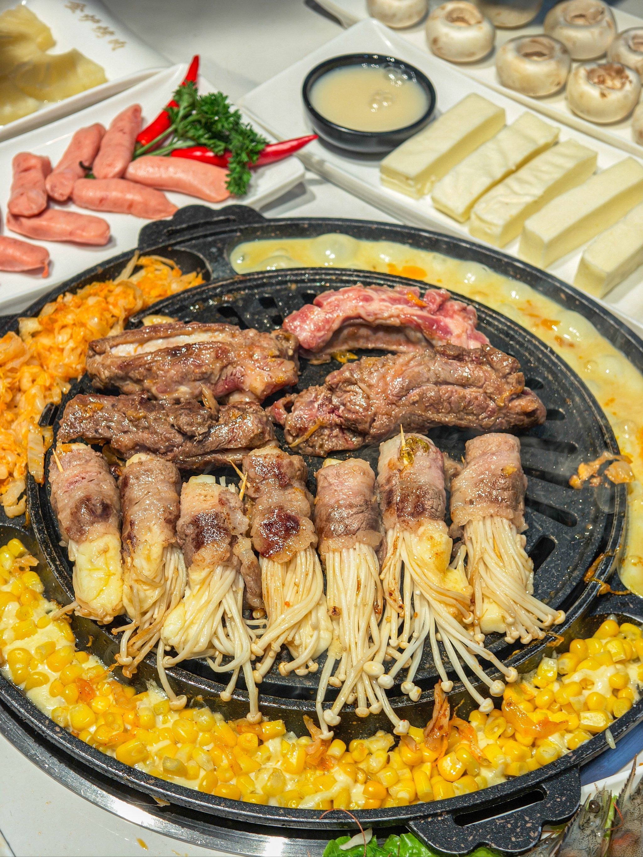 夫子庙这家东北炭火烤肉真是香迷糊了