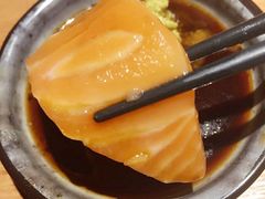 厚切深海三文鱼刺身-万岁寿司(天河领展店)