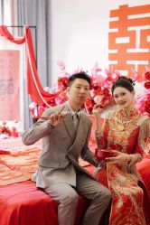 -懿沉香中式嫁衣礼服秀禾服龙凤褂马来褂旗袍总店