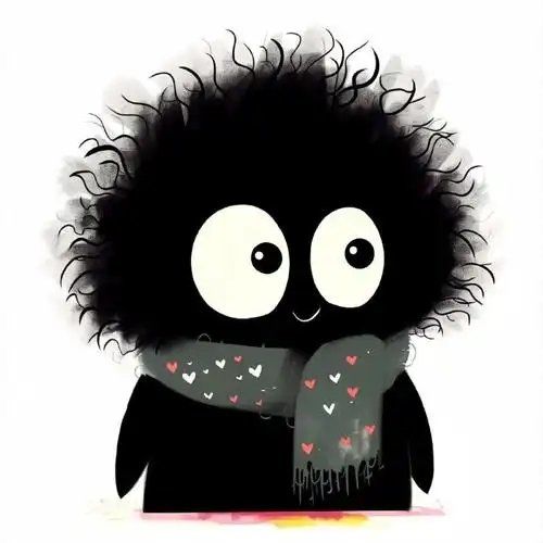 一组搞怪可爱的卡通人物微信头像.咔咔咔咔