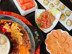 鲜鸭血-三江两海老火锅(北京首店)