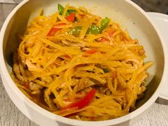 豆角丝炒肉拌转百刀-日上三甘(三里屯店)