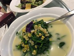 鲜豌豆瓣煮豆尖-陆壹捌餐厅(五大道店)