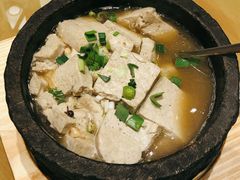 石锅自制卤水黑豆腐-羊之道草原味道清真餐厅(番禺店)
