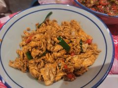 香醋炒土鸡蛋-荆九爷爆炒桥头三嫩(夫子庙店)