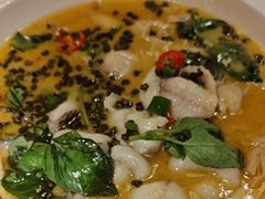 青椒豆花鱼-食欲老院子荆芥疙瘩汤(经五路店)