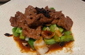 Bitter Melon with Douchi Stir-Fried Wagyu Beef