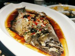 蒜茸豉香格陵兰蝶鱼-童福兴·南京菜(老门东店)