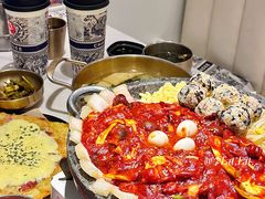 招牌辣鱿鱼五花肉煲-HOTISLAND海鸡岛·韩国料理(江南西店)