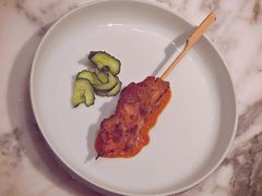 【晚餐】沙嗲猪肉串-杭州柏悦酒店·潮餐厅
