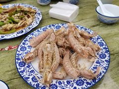 椒盐爬虾-匠心二十五年·百姓海鲜烧烤家常菜(威至海港湾店)