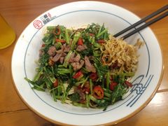 小炒黄牛肉干拌面-刘氏三和面馆