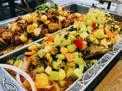宫保鸡丁烤鱼（清江鱼/斤）-锦尚阁烤鱼•天津菜(宣武门胡同店)