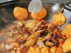 -粘豆包柴火铁锅炖