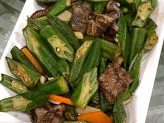 黄鳝炒秋葵-大唐靓汤江门私房菜(景田店)