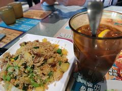 菠萝鸡粒炒饭-大头力茶餐厅(花都融创茂店)