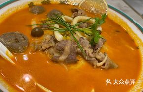 Tom Yum Beef Noodle Soup