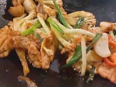干锅有机花菜-老头儿油爆虾·知味杭州(爱琴海购物中心)