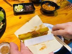 水果萝卜沾鸡蛋酱-丹东特色烤肉(学府路一部店)