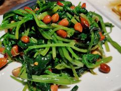 果仁菠菜-德顺斋爆肚涮肉馆·烧烤·羊蝎子·清真炒菜(马驹桥店)