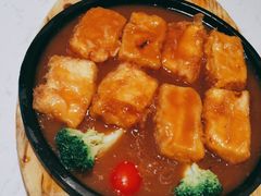 铁板鲍汁豆腐-峨嵋小镇·川菜(勒泰中心店)