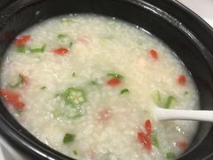 秋葵虾仁砂锅粥-嘉和一品粥(魏公村店)