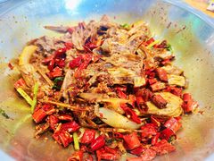 主打的干锅鸭头-安诚居干锅鸭头(八角店)