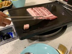 韩时招牌鲜五花肉-韩时烤肉(枫蓝店)