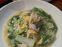 笔管鱼炒小白菜-必点海鲜·鲅鱼水饺(鞍山西道店)