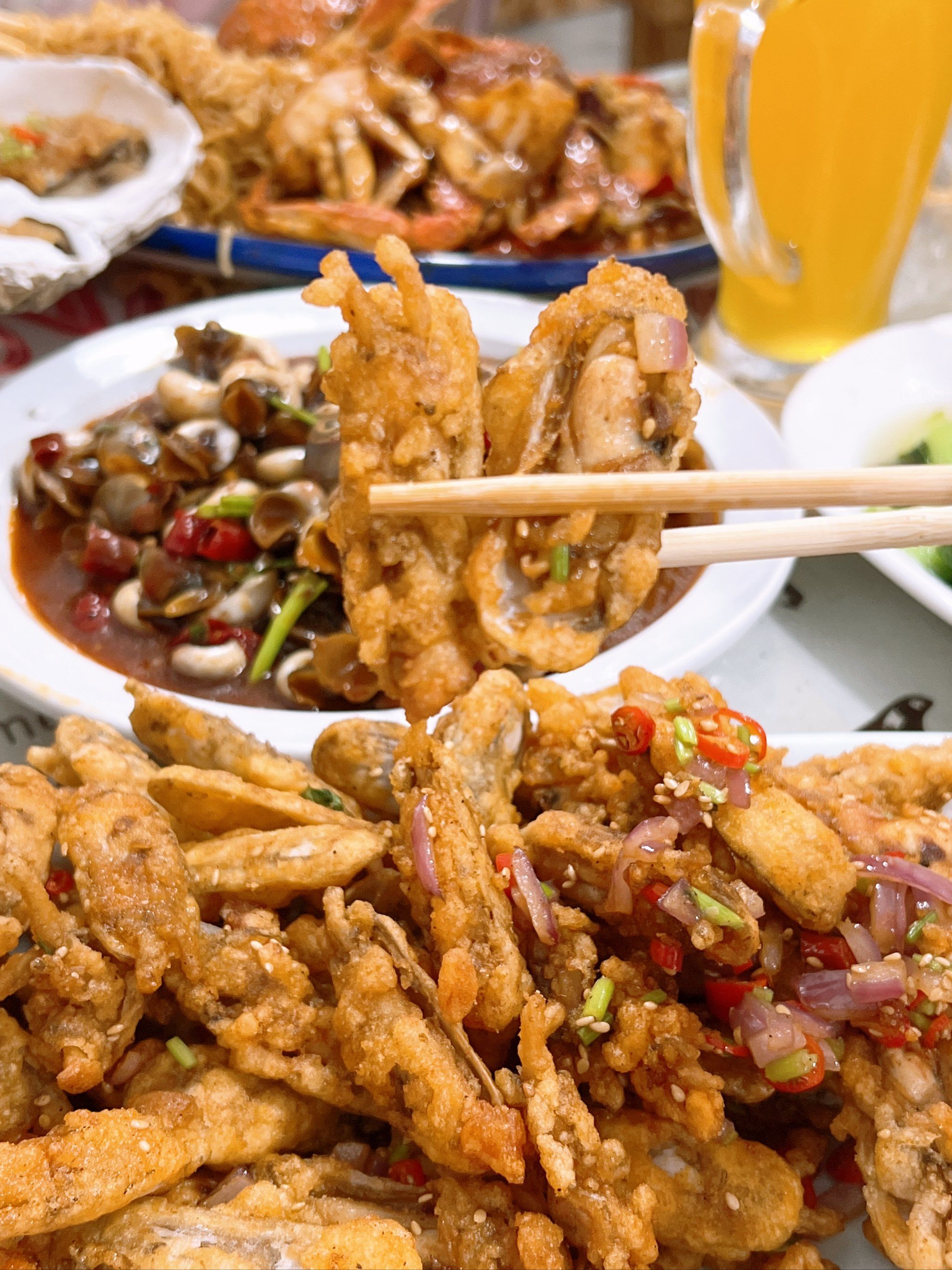 海鲜大餐开吃