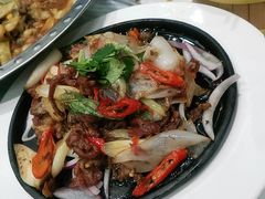 葱爆羊肉-西北人家莜面村(建设店)