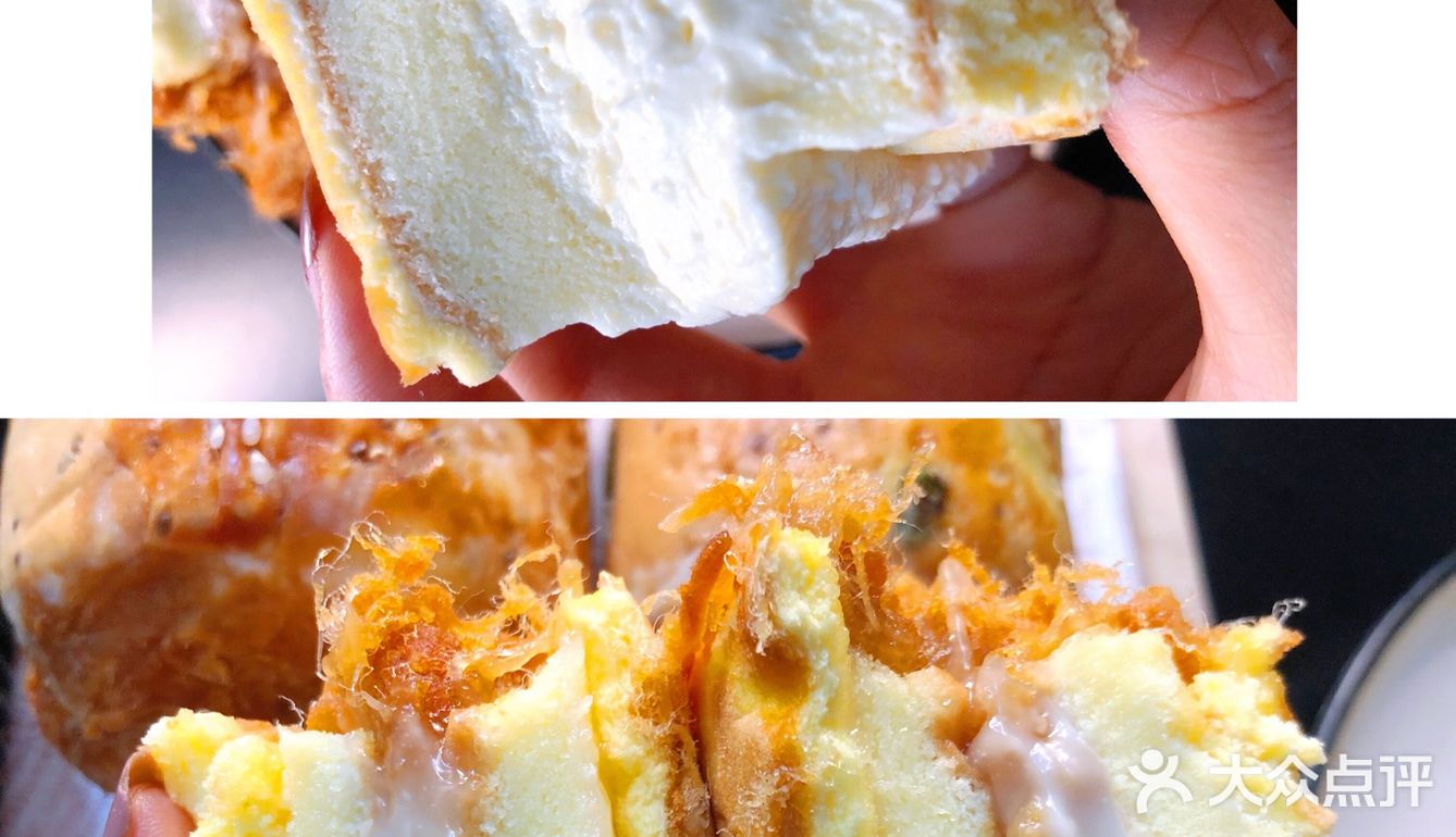 流油[流泪]一口胖十斤系列，肉松多多流油面包