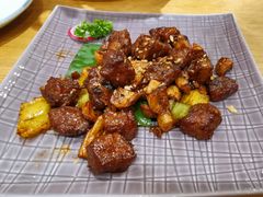 黑椒蘑菇牛肉粒-金翠河烧鹅粤式茶餐厅(龙湖三千集天街店)