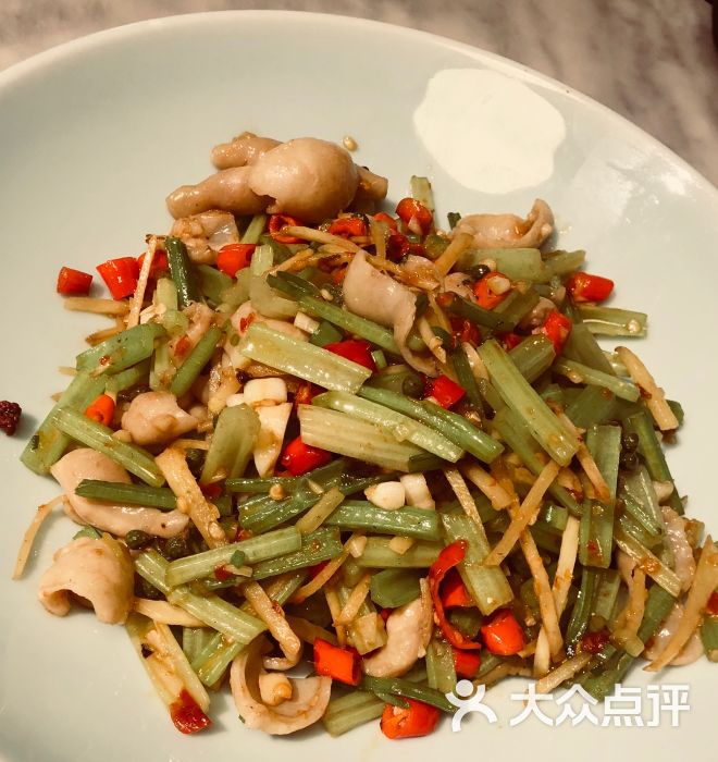 雀蓝川菜(龙湖狮山天街店)生爆仔姜肥肠图片 - 第4张