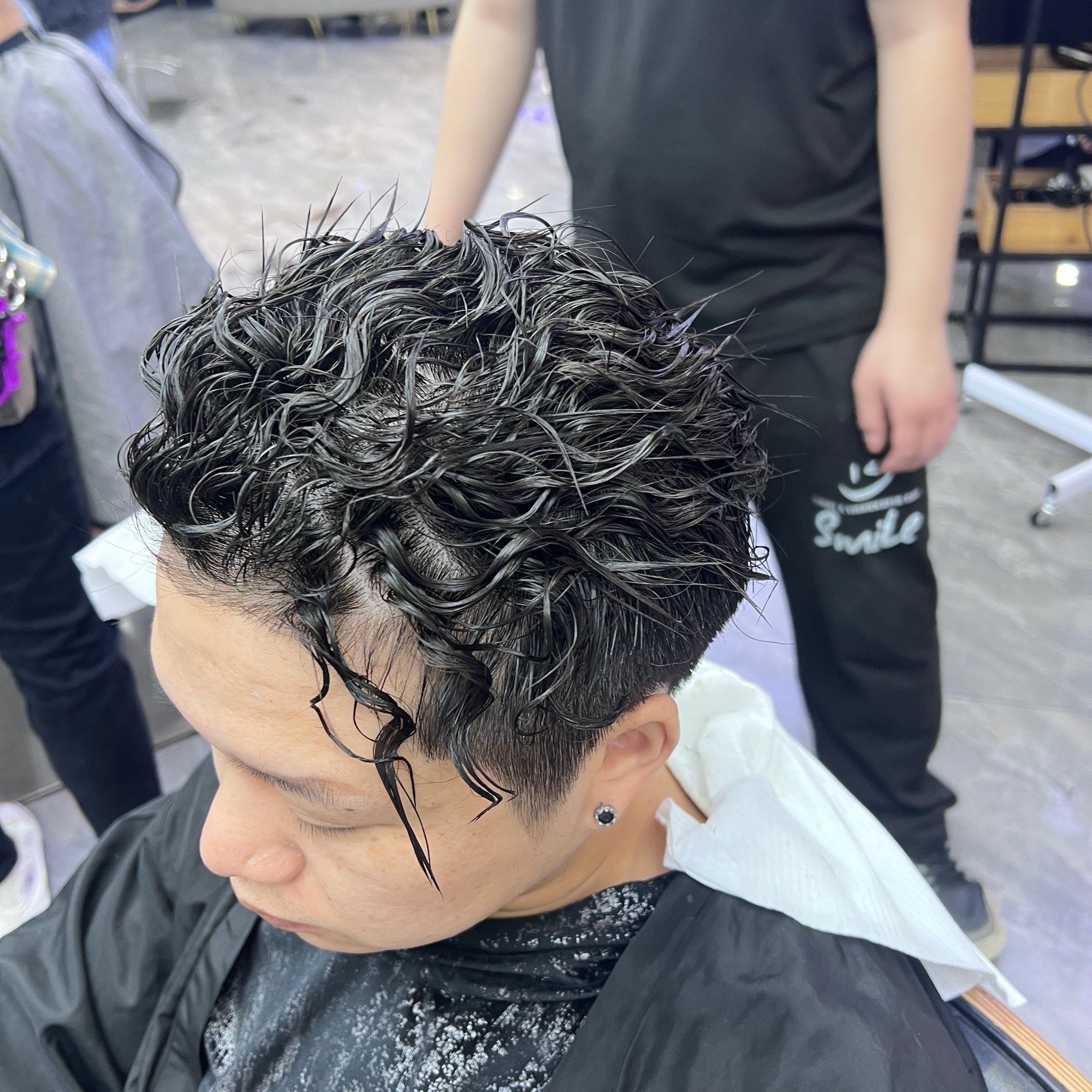 男士时尚龙须背头简单易打理容易成型帅气男孩必冲#男士发型 #原创精