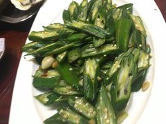橄榄油炒秋葵-蠔友汇(皇姑店)