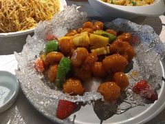 草莓咕噜肉-遇花缘·点心·中西融合菜(美吉特广场店)