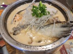 石锅三文鱼头汤-友壹町寿司(嘉洲广场店)
