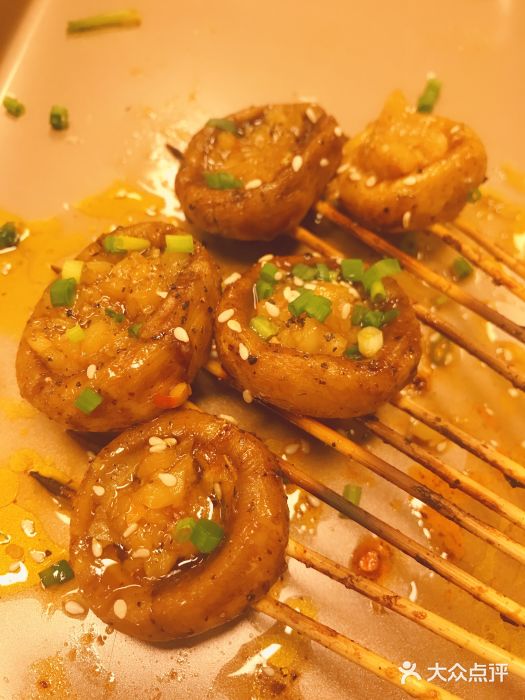 食小姐烧烤铺口蘑图片