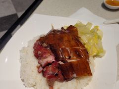 烧鹅叉烧双拼饭-香港新发烧腊茶餐厅(书城店)