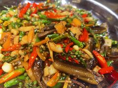 姜爆土鳝鱼-灶东家民间菜(回兴店)