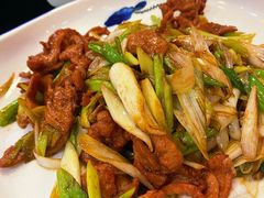 葱爆鲜鹿肉-乔家满族八大碗(流水沟店)