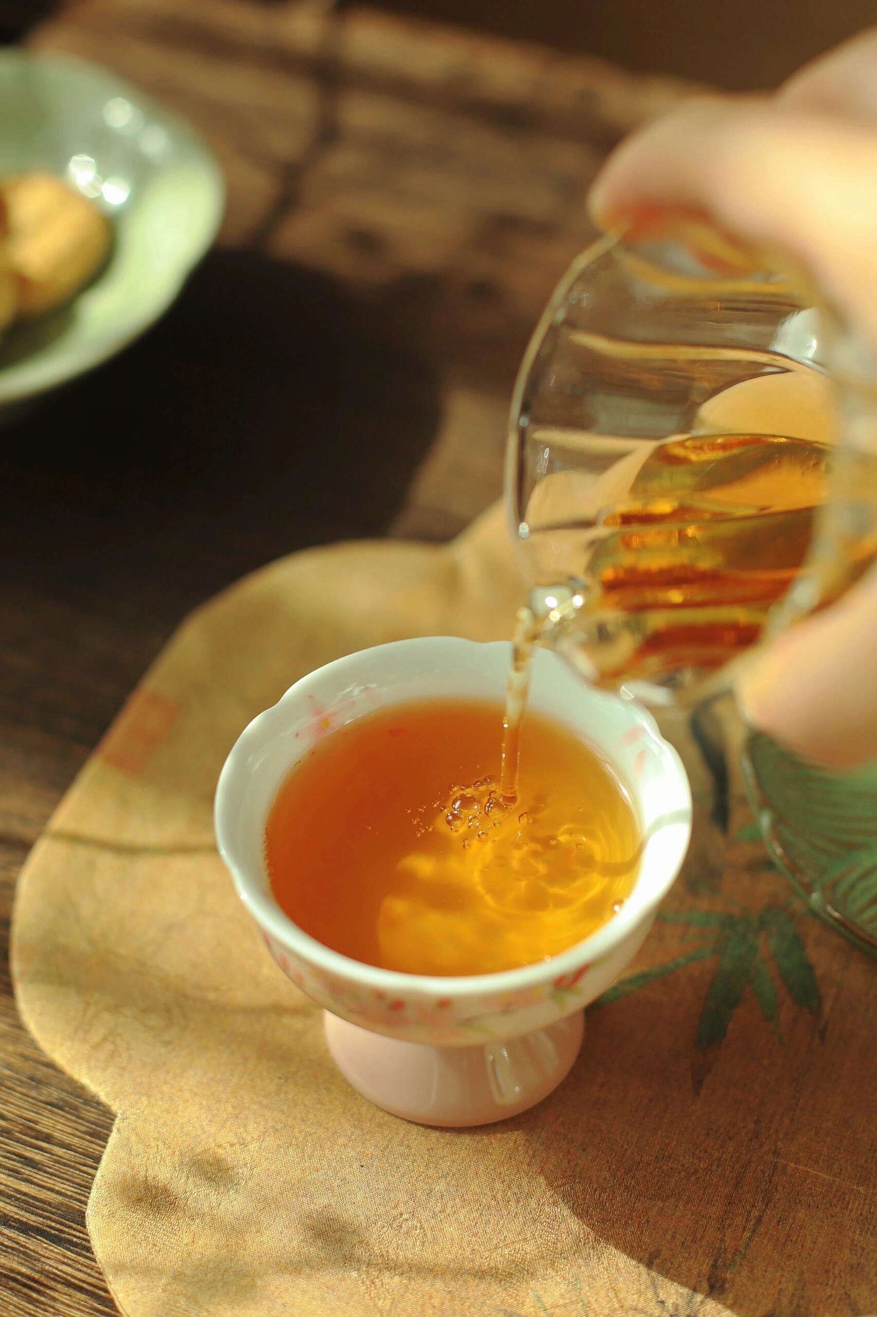 今天的茶,清香四溢