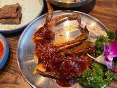 -明洞阿姨·韩式酱蟹烤肉·创意料理(三元桥店)